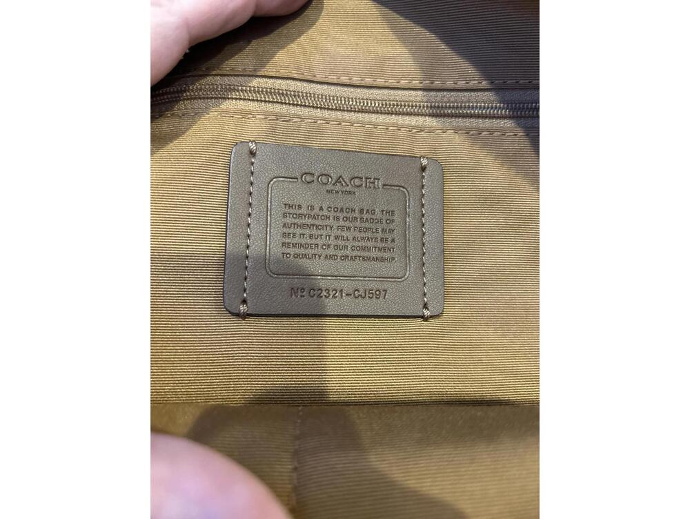 Stylish Coach Color Block Backpack - Picture 7 of 9